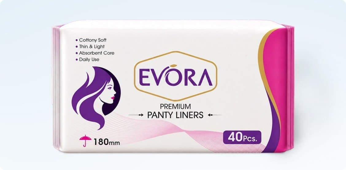 Evora premium panty liners