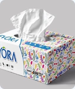 Evora box tissue