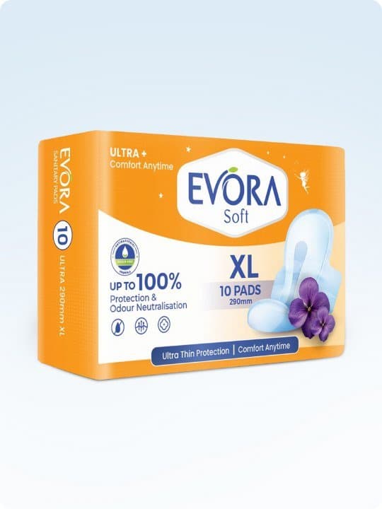 Evora Soft Sanitary Pad XL 10 pads